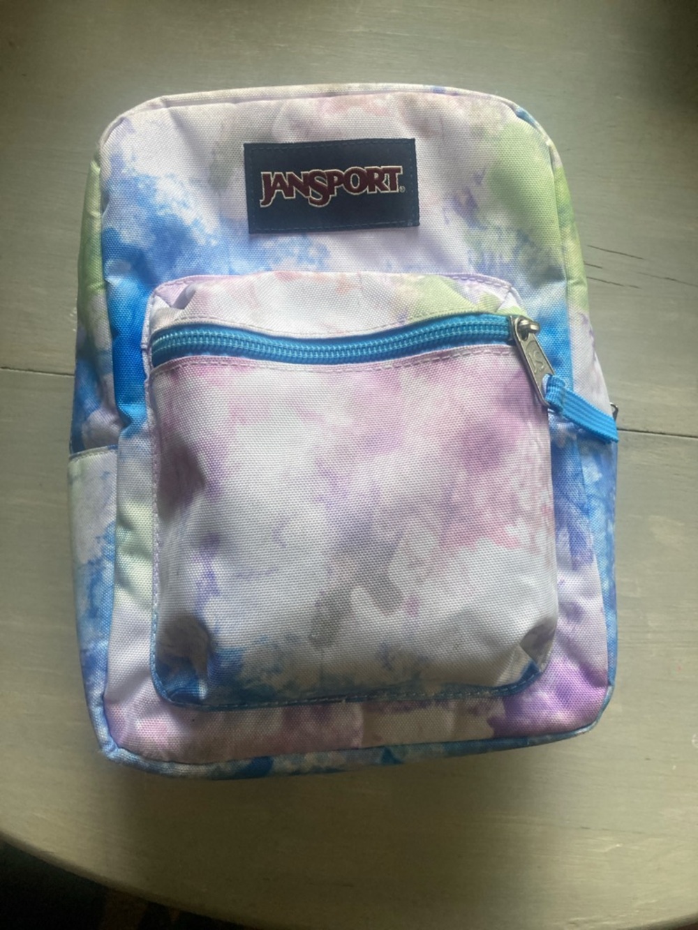 Jansport Pastel Tie-Dye Kids Backpack in Pink, Blue, Purple, Green